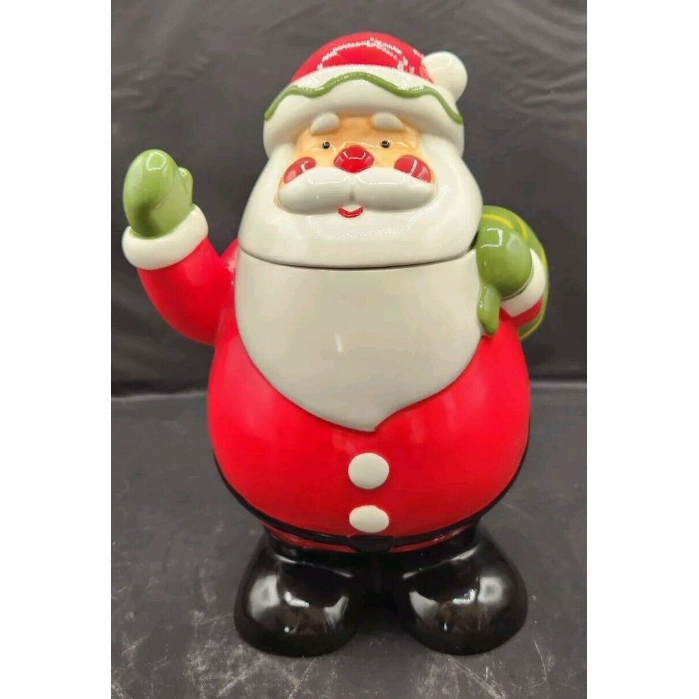 Vintage Santa Claus Cookie Jar‎ Christmas Decor